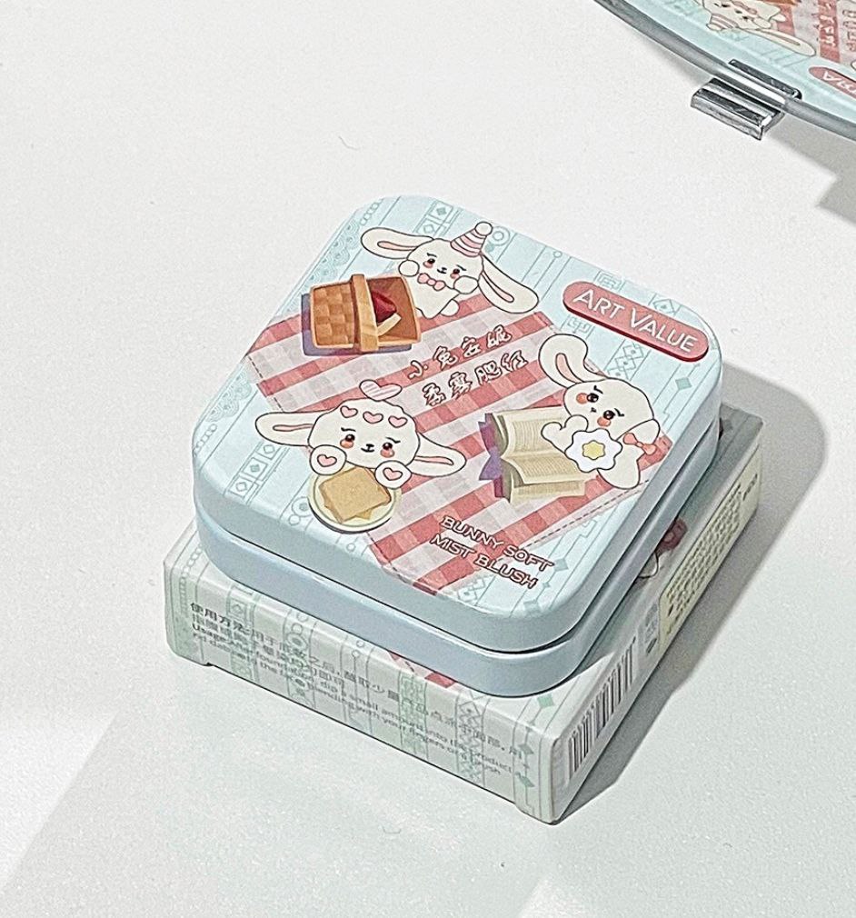 رژگونه‌ و رژلب دوکاره جعبه فلزی سوپر فانتزی