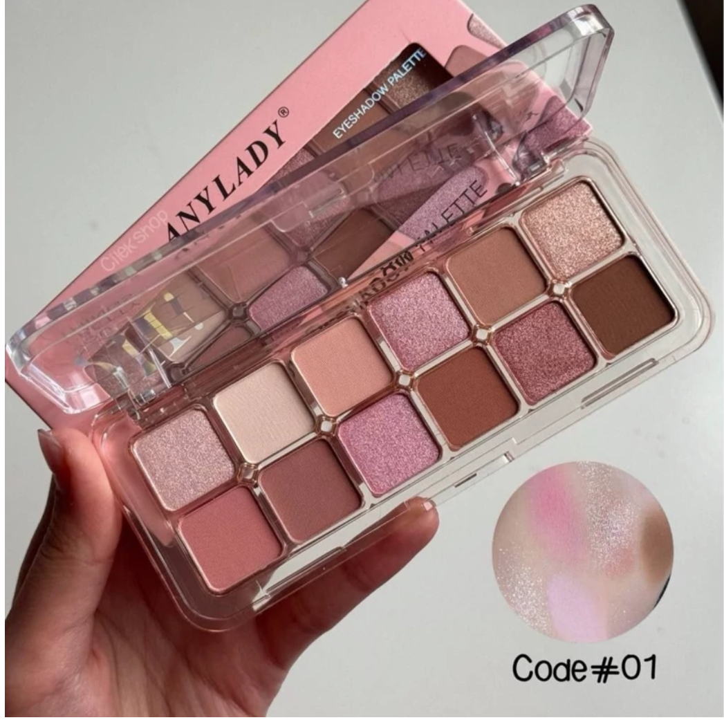 پالت سایه Oh آنی لیدی با فینیش شاین و مات، رنگبندی نود