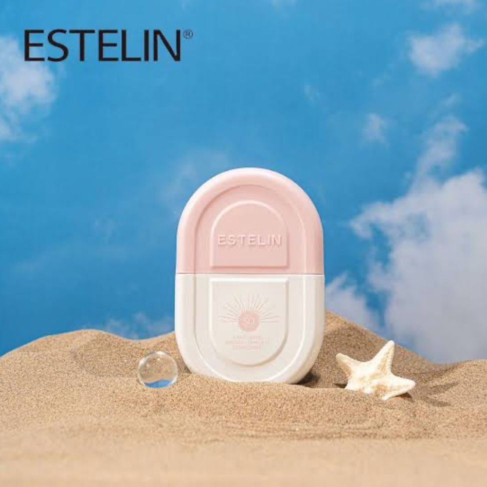 کرم ضد آفتاب استلین صورتی spf50 ضد لک و روشن کننده حجم 50 میل