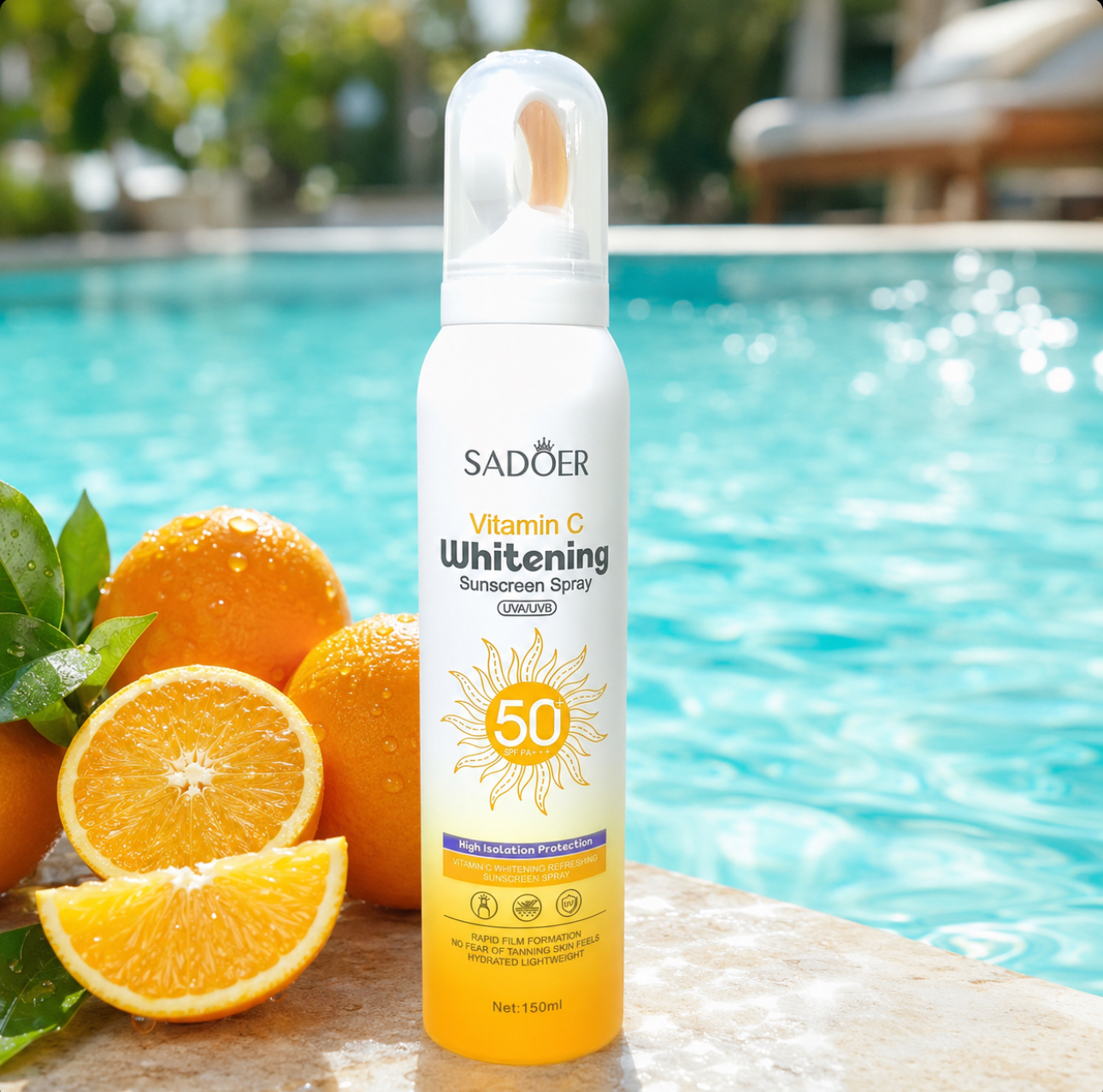 اسپری ضدآفتاب ویتامین سی سادور (SADOER) با SPF 50