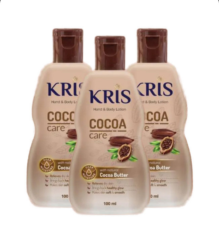 لوسیون مرطوب کننده دست و بدن کریس مدل cocoa حجم 100 میل