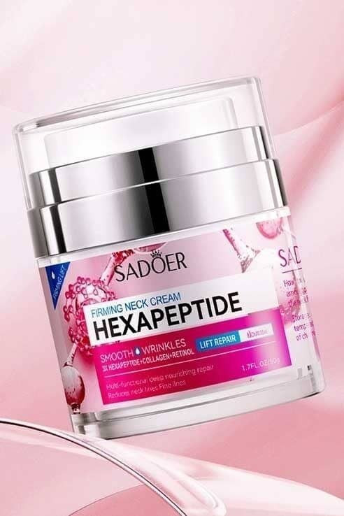 کرم ضدچروک و لیفت گردن سادور مدل Hexapeptide حجم ۵۰ گرم