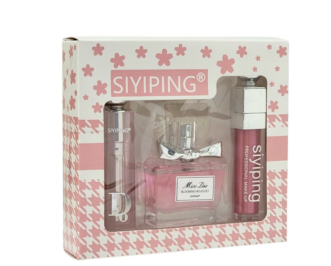 پک ۳ تکه طرح دیور SIYIPING (بالم لب + لیپ گلاس + عطر میس دیور)