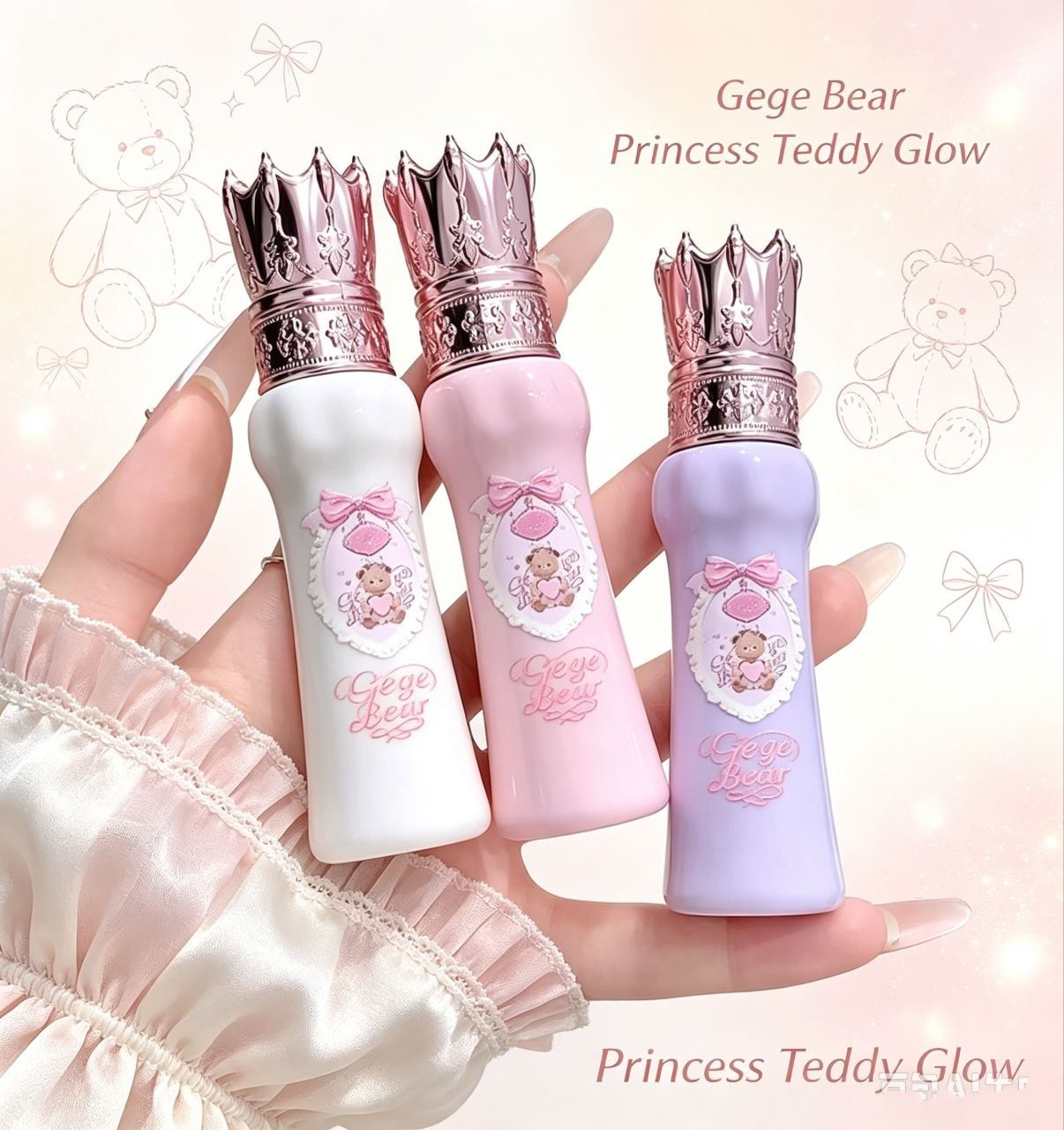 رژلب مایع مات مخملی دوپ فلاور نوز از برند gege bear